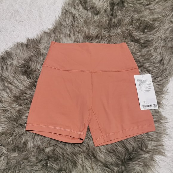 Lululemon Align High Rise Short 6" Rustic Coral